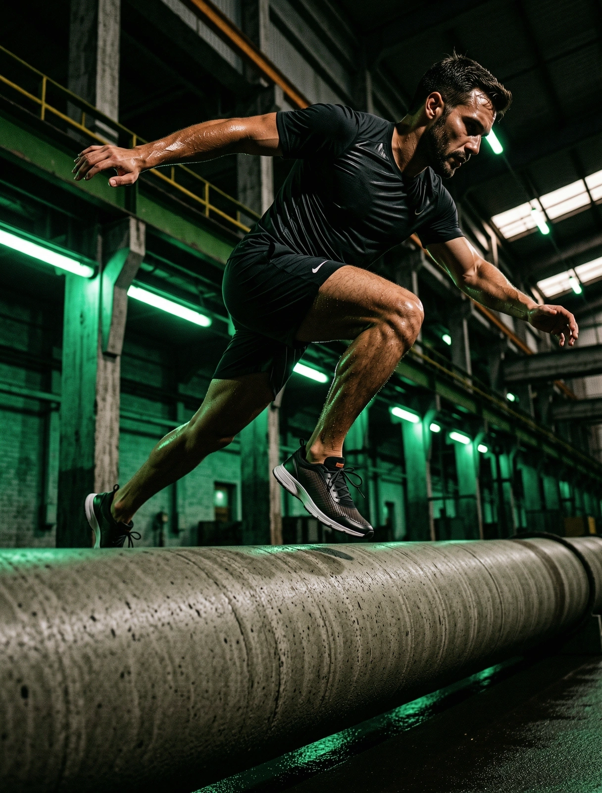 Kinetic movement in an industrial setting